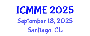 International Conference on Metallurgical and Materials Engineering (ICMME) September 18, 2025 - Santiago, Chile