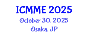 International Conference on Metallurgical and Materials Engineering (ICMME) October 30, 2025 - Osaka, Japan