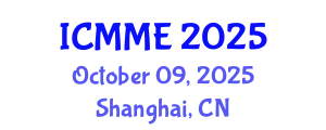 International Conference on Metallurgical and Materials Engineering (ICMME) October 09, 2025 - Shanghai, China