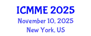 International Conference on Metallurgical and Materials Engineering (ICMME) November 10, 2025 - New York, United States