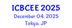 International Conference on Biotechnology, Chemical and Environmental Engineering (ICBCEE) December 04, 2025 - Tokyo, Japan