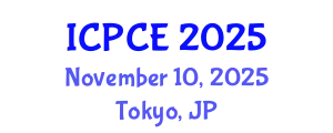 International Conference on Power and Control Engineering (ICPCE) November 10, 2025 - Tokyo, Japan