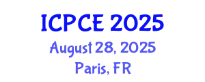 International Conference on Power and Control Engineering (ICPCE) August 28, 2025 - Paris, France