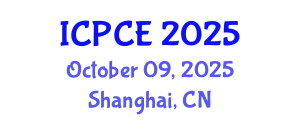 International Conference on Power and Control Engineering (ICPCE) October 09, 2025 - Shanghai, China