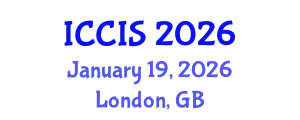 International Conference on Computer and Information Systems (ICCIS) January 19, 2026 - London, United Kingdom