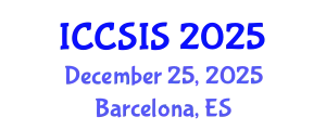 International Conference on Computer Science and Intelligent Systems (ICCSIS) December 25, 2025 - Barcelona, Spain