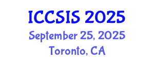 International Conference on Computer Science and Intelligent Systems (ICCSIS) September 25, 2025 - Toronto, Canada