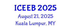 International Conference on Ecology and Environmental Biology (ICEEB) August 21, 2025 - Kuala Lumpur, Malaysia
