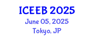 International Conference on Ecology and Environmental Biology (ICEEB) June 05, 2025 - Tokyo, Japan