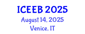 International Conference on Ecology and Environmental Biology (ICEEB) August 14, 2025 - Venice, Italy