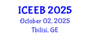 International Conference on Ecology and Environmental Biology (ICEEB) October 02, 2025 - Tbilisi, Georgia