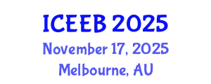 International Conference on Ecology and Environmental Biology (ICEEB) November 17, 2025 - Melbourne, Australia