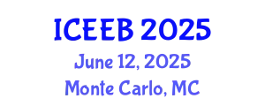 International Conference on Ecology and Environmental Biology (ICEEB) June 12, 2025 - Monte Carlo, Monaco
