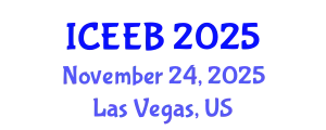 International Conference on Ecology and Environmental Biology (ICEEB) November 24, 2025 - Las Vegas, United States