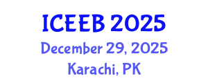 International Conference on Ecology and Environmental Biology (ICEEB) December 29, 2025 - Karachi, Pakistan