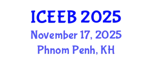 International Conference on Ecology and Environmental Biology (ICEEB) November 17, 2025 - Phnom Penh, Cambodia