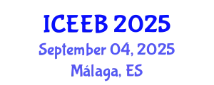 International Conference on Ecology and Environmental Biology (ICEEB) September 04, 2025 - Málaga, Spain