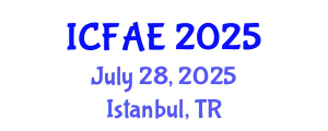 International Conference on Financial and Actuarial Engineering (ICFAE) July 28, 2025 - Istanbul, Turkey
