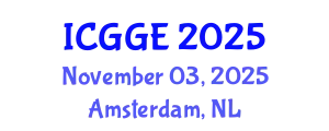 International Conference on Geosciences and Geological Engineering (ICGGE) November 03, 2025 - Amsterdam, Netherlands