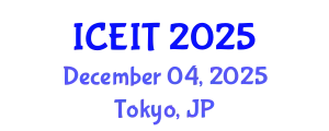 International Conference on Educational and Instructional Technology (ICEIT) December 04, 2025 - Tokyo, Japan