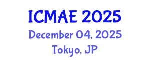 International Conference on Manufacturing and Automotive Engineering (ICMAE) December 04, 2025 - Tokyo, Japan