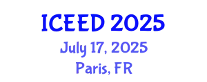 International Conference on Energy, Environment and Development (ICEED) July 17, 2025 - Paris, France