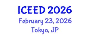 International Conference on Energy, Environment and Development (ICEED) February 23, 2026 - Tokyo, Japan