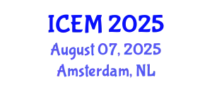 International Conference on Engineering Mechanics (ICEM) August 07, 2025 - Amsterdam, Netherlands
