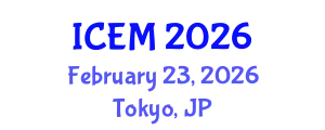 International Conference on Engineering Mechanics (ICEM) February 23, 2026 - Tokyo, Japan