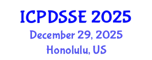 International Conference on Parallel, Distributed Systems and Software Engineering (ICPDSSE) December 29, 2025 - Honolulu, United States