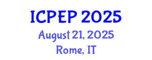 International Conference on Physics and Engineering Physics (ICPEP) August 21, 2025 - Rome, Italy