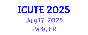 International Conference on Urban and Public Transportation Engineering (ICUTE) July 17, 2025 - Paris, France