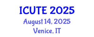 International Conference on Urban and Public Transportation Engineering (ICUTE) August 14, 2025 - Venice, Italy