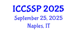 International Conference on Circuits, Systems, and Signal Processing (ICCSSP) September 25, 2025 - Naples, Italy