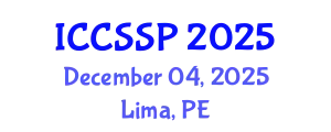 International Conference on Circuits, Systems, and Signal Processing (ICCSSP) December 04, 2025 - Lima, Peru