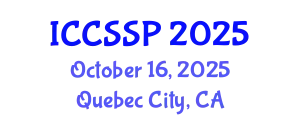 International Conference on Circuits, Systems, and Signal Processing (ICCSSP) October 16, 2025 - Quebec City, Canada