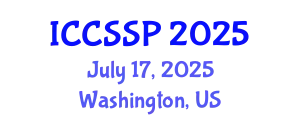 International Conference on Circuits, Systems, and Signal Processing (ICCSSP) July 17, 2025 - Washington, United States