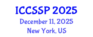 International Conference on Circuits, Systems, and Signal Processing (ICCSSP) December 11, 2025 - New York, United States