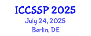 International Conference on Circuits, Systems, and Signal Processing (ICCSSP) July 24, 2025 - Berlin, Germany
