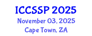 International Conference on Circuits, Systems, and Signal Processing (ICCSSP) November 03, 2025 - Cape Town, South Africa