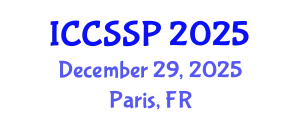 International Conference on Circuits, Systems, and Signal Processing (ICCSSP) December 29, 2025 - Paris, France