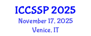 International Conference on Circuits, Systems, and Signal Processing (ICCSSP) November 17, 2025 - Venice, Italy