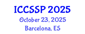 International Conference on Circuits, Systems, and Signal Processing (ICCSSP) October 23, 2025 - Barcelona, Spain