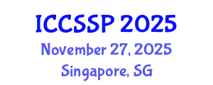 International Conference on Circuits, Systems, and Signal Processing (ICCSSP) November 27, 2025 - Singapore, Singapore