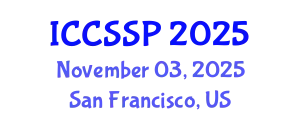 International Conference on Circuits, Systems, and Signal Processing (ICCSSP) November 03, 2025 - San Francisco, United States