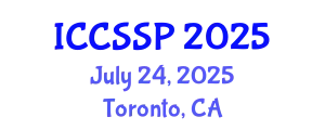 International Conference on Circuits, Systems, and Signal Processing (ICCSSP) July 24, 2025 - Toronto, Canada