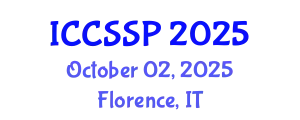 International Conference on Circuits, Systems, and Signal Processing (ICCSSP) October 02, 2025 - Florence, Italy