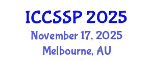 International Conference on Circuits, Systems, and Signal Processing (ICCSSP) November 17, 2025 - Melbourne, Australia