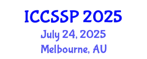 International Conference on Circuits, Systems, and Signal Processing (ICCSSP) July 24, 2025 - Melbourne, Australia