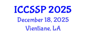 International Conference on Circuits, Systems, and Signal Processing (ICCSSP) December 18, 2025 - Vientiane, Laos